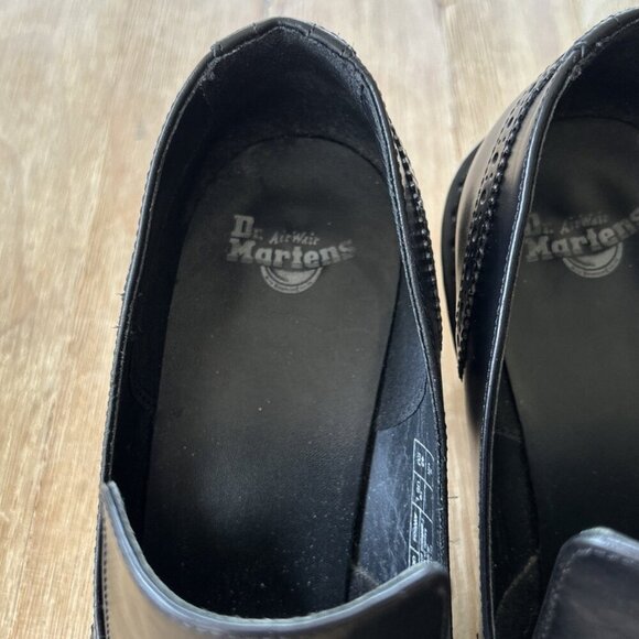 Dr. Martens Jessyca Black Slip On Tassel Heel Ankle Bootie Leather Size US 10 - Picture 3 of 6